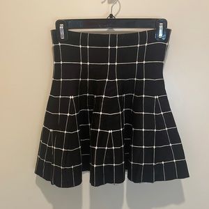 Black and white skirt